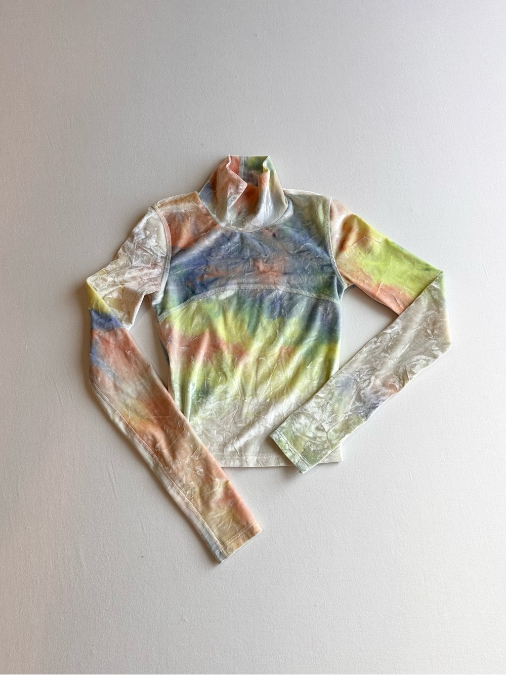 Aritzia Tie Dye Velvet Top
